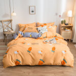 Housse de couette en polyester doux et �pais, id�ale pour dortoir et chambre, dimensions 180x220cm