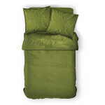 Today - housse de couette privacy unie coton 57 fils 260x240 bambou