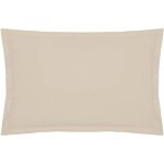 Housse de coussin en coton beige 50x70 cm ? atmosphera créateur d'intérieur Housse de coussin en coton beige 50x70 cm ? atmosphera créateur d'intérieur