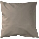 Housse de coussin extérieur avec zip taupe 45x45 cm Housse de coussin extérieur avec zip taupe 45x45 cm
