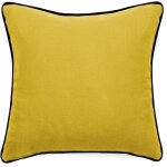 Housse de coussin prelude en lin et coton 80x80 cm