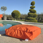 Homemaison - housse de coussin de sol ext�rieure orange 71x71x15 cm