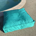 Homemaison - housse de coussin de sol ext�rieure turquoise 71x71x15 cm