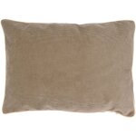 Housse de coussin starsky velours c�tel� rectangulaire 40x60 cm