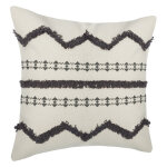 Atmosphera - housse coussin tuftee 40 x 40 cm - couleur: housse coussin tuftee gris - grisgris