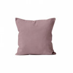Housse de coussin unie 60x60 cm alix rose, par soleil d'ocre