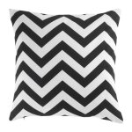 Housse de coussin 'zola' 40x40cm noir & blanc Housse de coussin 'zola' 40x40cm noir & blanc