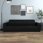 Housse extensible de canap� 2 places cr�me jersey de polyester