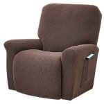 Housse de fauteuil inclinable extensibles universelle, pour fauteuil inclinable de relaxation et de massage, ...