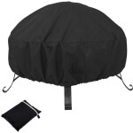 Housse de foyer ronde, b�che imperm�able et r�utilisable pour foyer ext�rieur avec cordon de serrage ...