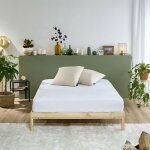 Bleu calin - housse de matelas int�grale anti - punaises de lit 180x200cm