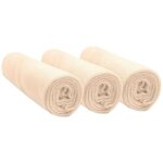 Bbla - housse matelas  langer coton bio 50x70 cm extensible (lot de 3)
