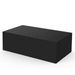 Housse pour mobilier de jardin 180 x 180 x 74cm noir