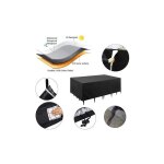 Housse pour mobilier de jardin �tanche b�che couverture housse de protection meuble table salons de jardin ...