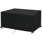 Housse de mobilier de jardin rectangulaire, housse de table de jardin en tissu oxford imperm�able et ...