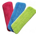Housse de nettoyage remplacement, 3pcs microfibre de balai mop remplacement pour serpill�re spray / nettoyeur ...