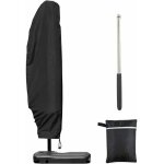 Housse de parasol 3m 4m avec fermeture clair de 1, 4m de long avec tige tlescopique, 280x30 / 80 / ...