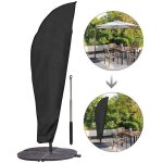 Housse pour parasol d�port� housse parasol excentr� b�che de protection pour parasol d�port� housse �tanche ...