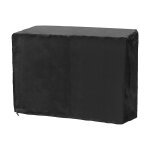 Housse de protection 120x60x90cm 210d oxford noir pour chariot plancha housse de barbecue