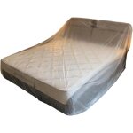 Housse de protection pour canap� transparente 240 x 470 cm ? b�che plastique imperm�able anti - poussi�re ...