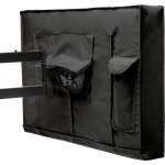 Housse protection cran tv rsistante intempries - noir 46 - 48 patio jardin