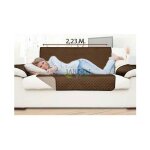Housse de protection pour fauteuil de qualit suprieure - 2 places - marron / beige, housse de canap ...