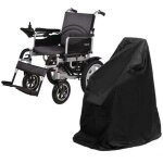 Housse de protection pour fauteuil roulant lectrique, impermable, anti - uv - 100x75x100cm noir
