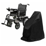 Housse de protection pour fauteuil roulant lectrique, impermable, anti - uv - 115x75x130cm noir