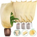 Housse de protection pour plantes, 3 pack housse hivernage plante(80 120cm - 80g / m�), voile hivernage ...