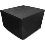 Housse de protection rectangulaire imperm�able pour table de jardin carr�e, tissu 210d, 120 x 120 x 74 ...