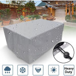 Housse de protection rectangulaire pour meubles de jardin, en polyester, imperm�able, anti - poussi�re, ...