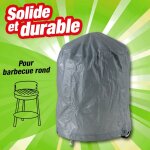 Housse de protection spéciale pour barbecue de forme ronde - titanium Housse de protection spéciale pour barbecue de forme ronde - titanium
