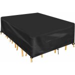 Housse de protection pour table, rectangulaire housse salon de jardin imperméable, anti - uv, 420d oxford ... Housse de protection pour table, rectangulaire housse salon de jardin imperméable, anti - uv, 420d oxford ...