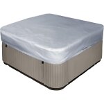 Housse de rechange carre pour jacuzzi de jardin, jacuzzi, spa - tanche - protection uv - 200 x 210 ...