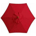 Housse de rechange pour parasol - 6 baleines - 2 m / 2, 7 m / 3 m - imperméable - anti - ultraviolet ... Housse de rechange pour parasol - 6 baleines - 2 m / 2, 7 m / 3 m - imperméable - anti - ultraviolet ...