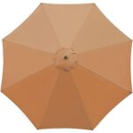 Housse de rechange pour parasol - 8 baleines - diam�tre 2. 7m - imperm�able - protection uv - tissu de ...