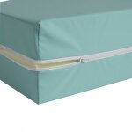Terre de nuit ? housse de matelas verte 90x200 ? �paisseur 13 cm ? maille polyester enduite polyur�thane ...