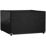 Housse de salon de jardin 8 ?illets 125x125x75 cm carr� vidaxl