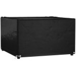 Housse de salon de jardin 8 ?illets 132x132x80 cm carr� vidaxl