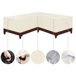 Housse salon de jardin angle exterieur, housses de meubles en forme de l, housse de protection pour meubles ...