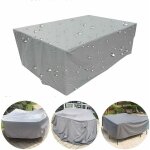 Housse salon de jardin housse pour table de jardin, rectangulaire housse de protection bche impermable ...