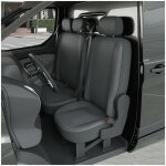 Housse si�ge auto / utilitaire - sur mesure pour mercedes vito (d�s 10 / 2014) 1 si�ge + 1 banquette