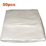 Housses de siege en plastique jetables pour voiture housses de protection de siege transparentes universelles ...