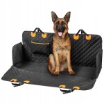 Housse de si�ge de voiture pour chien avec ceintures de protection � fermeture �clair - kadax