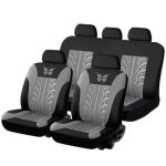 Sjqka ? housse de si�ge auto universelle ? 2 housses avant et 1 housse arri�re ? tissu nylon, �ponge ...