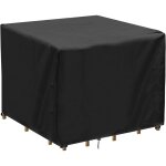 Housse table de jardin carr�e, bache salon de jardin imperm�able, anti - uv, oxford tissu housse de table ...