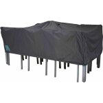 Housse de table de jardin rectangulaire grise 200 x 130 cm Housse de table de jardin rectangulaire grise 200 x 130 cm