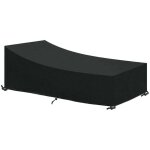 Housse pour table de ping pong housse impermable pour table de ping pong, 65 x 70 x 185 cm noir