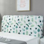 Housse de tte de lit extensible, tte de lit housse de protection en tissu protecteur de chevet anti ...