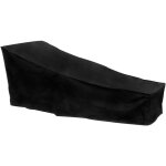 Housse transat 210x75x40 / 80cm noir housse pour chaise longue exterieur housse bain de soleil impermeable ...